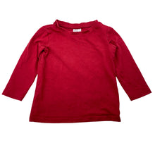 Load image into Gallery viewer, Unisex Target, red stretchy long sleeve tee / top, GUC, size 0,  
