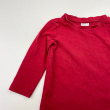 Load image into Gallery viewer, Unisex Target, red stretchy long sleeve tee / top, GUC, size 0,  
