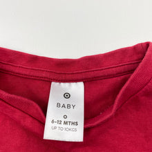 Load image into Gallery viewer, Unisex Target, red stretchy long sleeve tee / top, GUC, size 0,  
