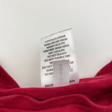 Load image into Gallery viewer, Unisex Target, red stretchy long sleeve tee / top, GUC, size 0,  