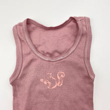 Load image into Gallery viewer, Girls Anko, cotton singlet top, squirrel, EUC, size 000,  
