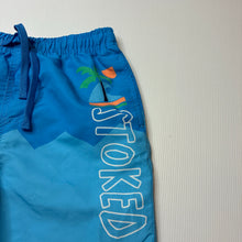 Load image into Gallery viewer, Boys Wave Zone, lightweight board shorts, elasticated, EUC, size 10,  