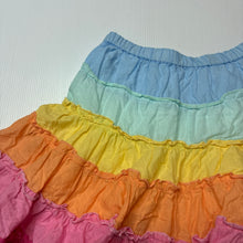 Load image into Gallery viewer, Girls Anko, lined colourful cotton skirt, elasticated, GUC, size 6,  