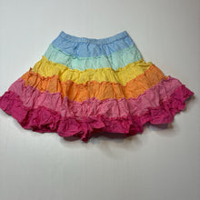 Load image into Gallery viewer, Girls Anko, lined colourful cotton skirt, elasticated, GUC, size 6,  