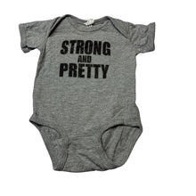 Load image into Gallery viewer, Girls RABBIT SKINS, grey marle bodysuit / romper, FUC, size 6 months,  