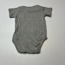 Load image into Gallery viewer, Girls RABBIT SKINS, grey marle bodysuit / romper, FUC, size 6 months,  
