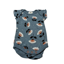 Load image into Gallery viewer, Girls Baby Berry, floral cotton bodysuit / romper, EUC, size 0000,  
