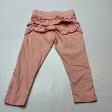 Load image into Gallery viewer, Girls Dymples, stretchy ruffle leggings / bottoms, EUC, size 0,  