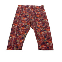 Load image into Gallery viewer, Girls Pumpkin Patch, floral leggings / bottoms, wash fade, FUC, size 000,  