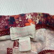 Load image into Gallery viewer, Girls Pumpkin Patch, floral leggings / bottoms, wash fade, FUC, size 000,  