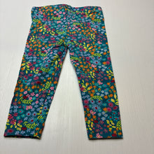 Load image into Gallery viewer, Girls Anko, colourful floral leggings, Inside leg: 25.5cm, EUC, size 2,  