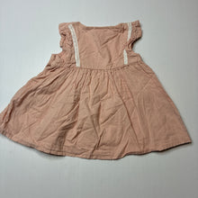 Load image into Gallery viewer, Girls Tommy Bahama, lined pink cotton top, L: 35cm, GUC, size 1,  