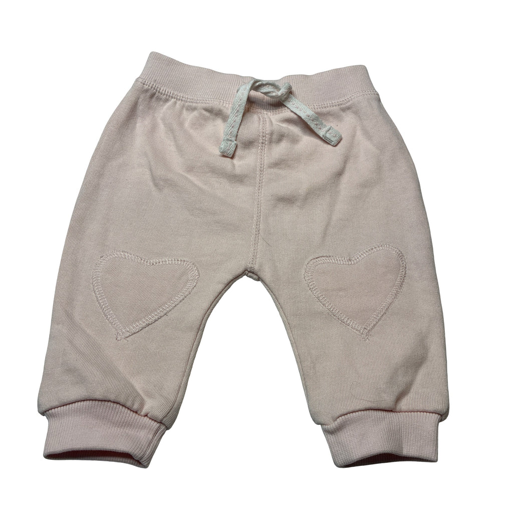 Girls Baby Berry, fleece lined track pants, elasticated, EUC, size 00,  