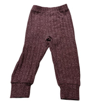 Load image into Gallery viewer, Girls ribbed, lightweight knit leggings / bottoms, elasticated, GUC, size 0,  