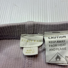 Load image into Gallery viewer, Girls Jamie Kay, lilac organic cotton blend bike shorts, FUC, size 1,  