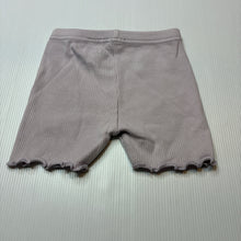 Load image into Gallery viewer, Girls Jamie Kay, lilac organic cotton blend bike shorts, FUC, size 1,  