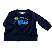Load image into Gallery viewer, Boys Anko, soft feel velour pyjama top, truck, GUC, size 00,  