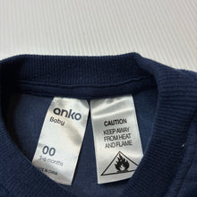 Load image into Gallery viewer, Boys Anko, soft feel velour pyjama top, truck, GUC, size 00,  