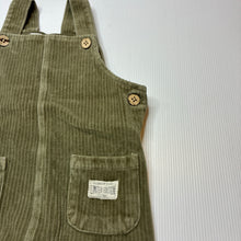 Load image into Gallery viewer, Unisex Dymples, ribbed velour overalls, GUC, size 0,  