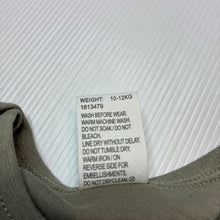 Load image into Gallery viewer, Unisex Baby Berry, khaki soft cotton bodysuit / romper, EUC, size 1,  