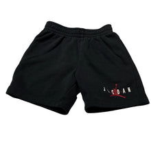 Load image into Gallery viewer, Boys Air Jordan, black casual shorts, elasticated, GUC, size 2,  