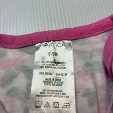 Load image into Gallery viewer, Girls Nautica, lightweight animal print zip romper, NEW, size 0,  