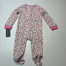 Load image into Gallery viewer, Girls Nautica, lightweight animal print zip romper, NEW, size 0,  