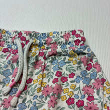 Load image into Gallery viewer, Girls Anko, floral cotton shorts, elasticated, GUC, size 2,  