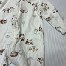 Load image into Gallery viewer, Unisex Anko, cotton zip coverall / romper, GUC, size 00,  