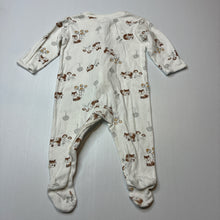 Load image into Gallery viewer, Unisex Anko, cotton zip coverall / romper, GUC, size 00,  