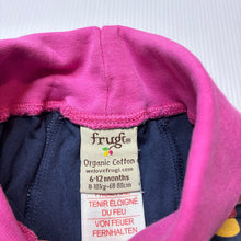 Load image into Gallery viewer, Girls Frugi, floral organic cotton pants / bottoms, wash fade, FUC, size 0,  