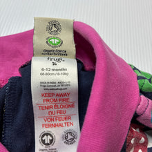Load image into Gallery viewer, Girls Frugi, floral organic cotton pants / bottoms, wash fade, FUC, size 0,  