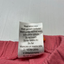 Load image into Gallery viewer, Girls Higgledee, fleece lined track pants, elasticated, GUC, size 00,  