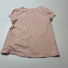 Load image into Gallery viewer, Girls H&amp;M, pink cotton tee / top, GUC, size 3-4,  