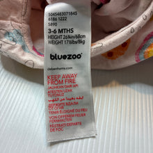 Load image into Gallery viewer, Girls Bluezoo, cotton coverall / romper, EUC, size 00,  