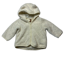 Load image into Gallery viewer, Unisex H&amp;M, fleece zip up hooded sweater, EUC, size 000,  