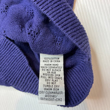 Load image into Gallery viewer, Girls Origami, blue knitted cotton cardigan, GUC, size 1,  