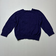 Load image into Gallery viewer, Girls Origami, blue knitted cotton cardigan, GUC, size 1,  