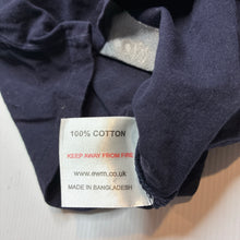 Load image into Gallery viewer, Unisex JPW Junior, navy cotton tee / top, highland cow, EUC, size 1,  