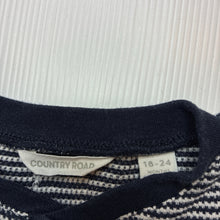 Load image into Gallery viewer, Unisex Country Road, waffle organic cotton blend top, wash fade, FUC, size 2,  