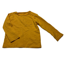 Load image into Gallery viewer, Unisex Tu, yellow cotton long sleeve tee / top, EUC, size 0,  