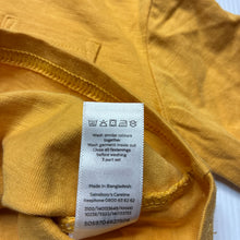 Load image into Gallery viewer, Unisex Tu, yellow cotton long sleeve tee / top, EUC, size 0,  