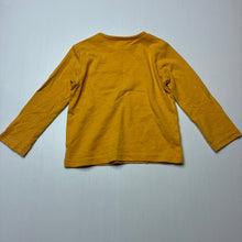 Load image into Gallery viewer, Unisex Tu, yellow cotton long sleeve tee / top, EUC, size 0,  