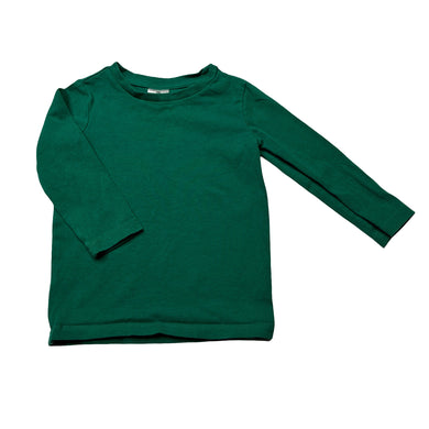 Unisex Target, green stretchy long sleeve tee / top, EUC, size 0,  