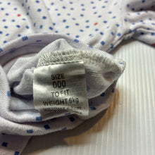 Load image into Gallery viewer, Unisex Marquise, cotton bodysuit / romper, FUC, size 000,  