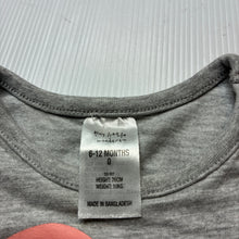 Load image into Gallery viewer, Girls Tiny Little Wonders, grey marle tee / top, mermaid, EUC, size 0,  