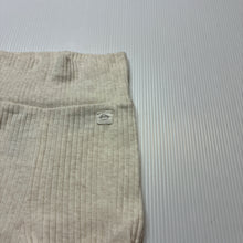Load image into Gallery viewer, Unisex H&amp;M, ribbed organic cotton leggings / bottoms, EUC, size 0000,  