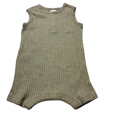 Unisex Anko, ribbed summer romper, EUC, size 00,  