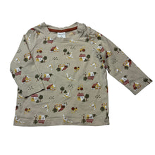 Load image into Gallery viewer, Unisex Baby Berry, cotton long sleeve tee / top, farmyard, EUC, size 0,  
