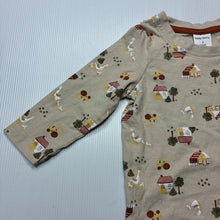 Load image into Gallery viewer, Unisex Baby Berry, cotton long sleeve tee / top, farmyard, EUC, size 0,  